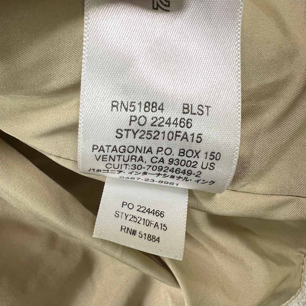 Patagonia Los Gatos Fleece Jacket Womens M Birch White Full Zip High Pile Soft - Picture 7 of 8